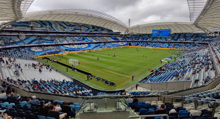 The new Allianz Stadium in Moore Park, a suburb of Sydney, officially opened in August 2022.<br />Image: Colin Willemin