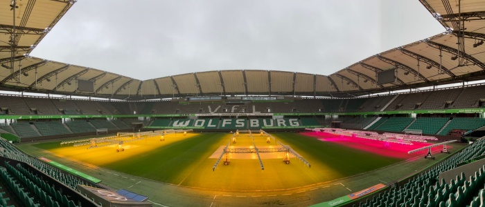 The grounds team of VfL Wolfsburg wants to win the Bundesliga best pitch competition.<br />Image: SGL