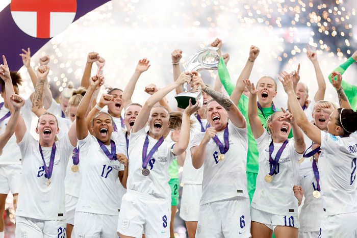 An English highlight: England winning the UEFA Women’s EURO 2022.<br />Wembley Stadium
