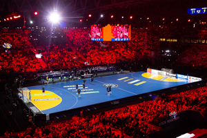 Football Stadium becomes Handball World Championship Arena