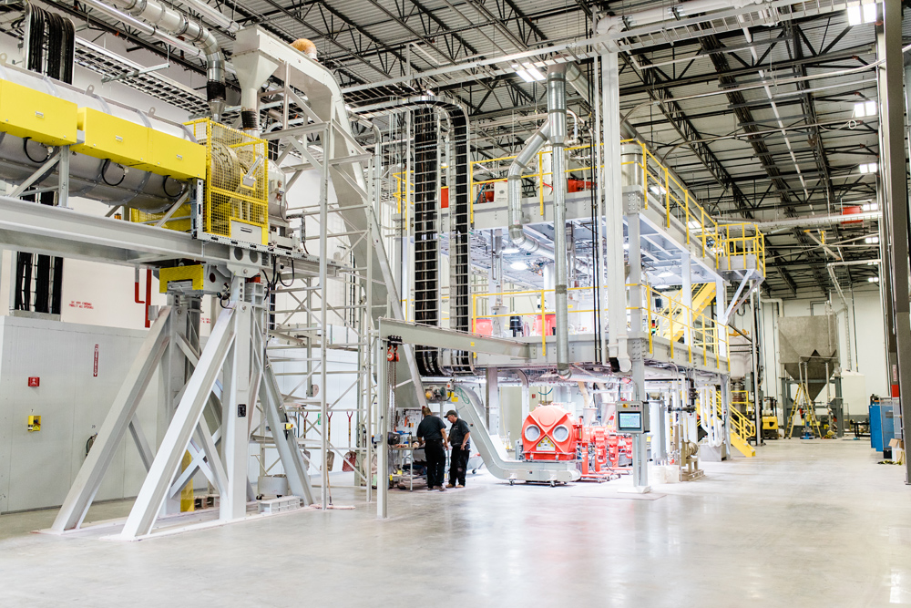The state-of-the-art production plant in Buford, USA.<br />Image: GEZOLAN