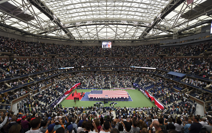 Arthur Ashe Stadium: One of the venues portrayed in the yearbook.<br />Image: USTA