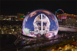 “The Sphere” hosts NFL campaign