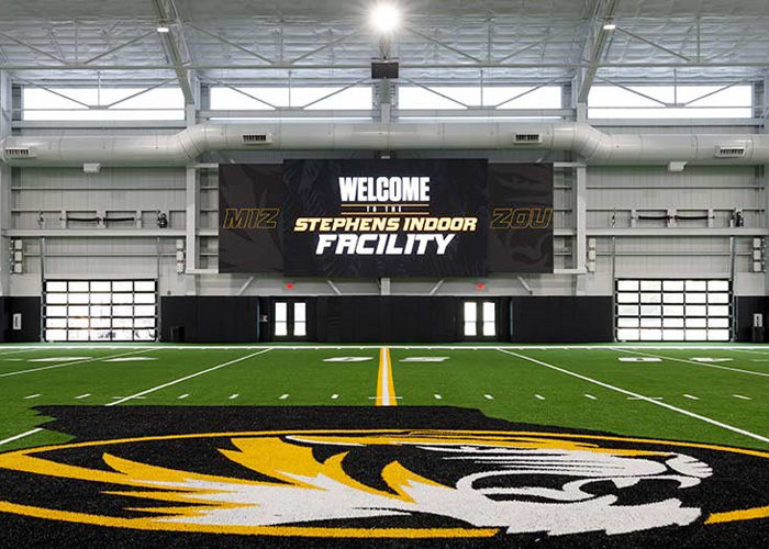 Versatile LED Display Added to Practice Facility
