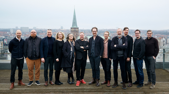 The winning design team.<br />image: C.F. Møller Architects