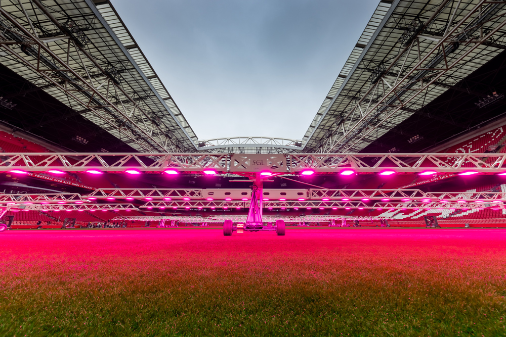 For more than a year, SLG LED turf lighting systems have been in use in Amsterdam.<br />Image: SGL