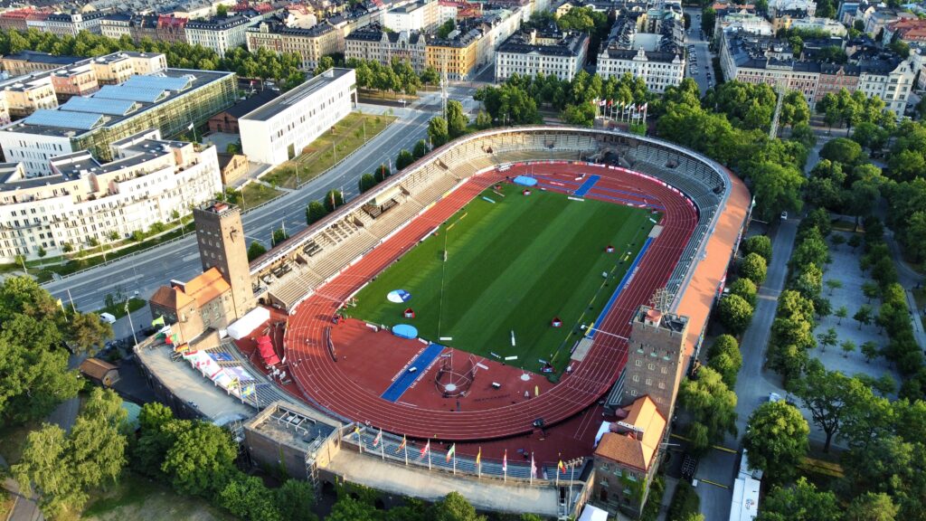 New Running Track for Stockholm Olympic Stadium