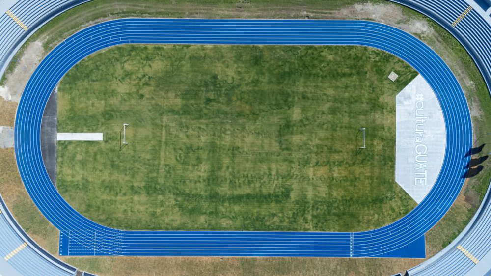 New Running Track for Erick Barrondo Stadium in Guatemala