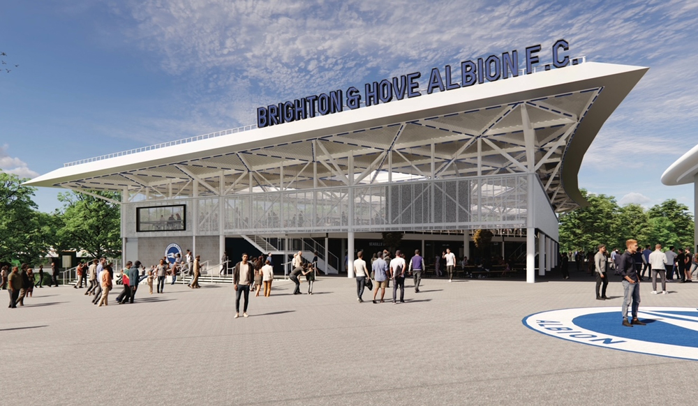 After its opening, the new fan zone will also be used outside of match days.<br />Paul Hazelwood / BHAFC